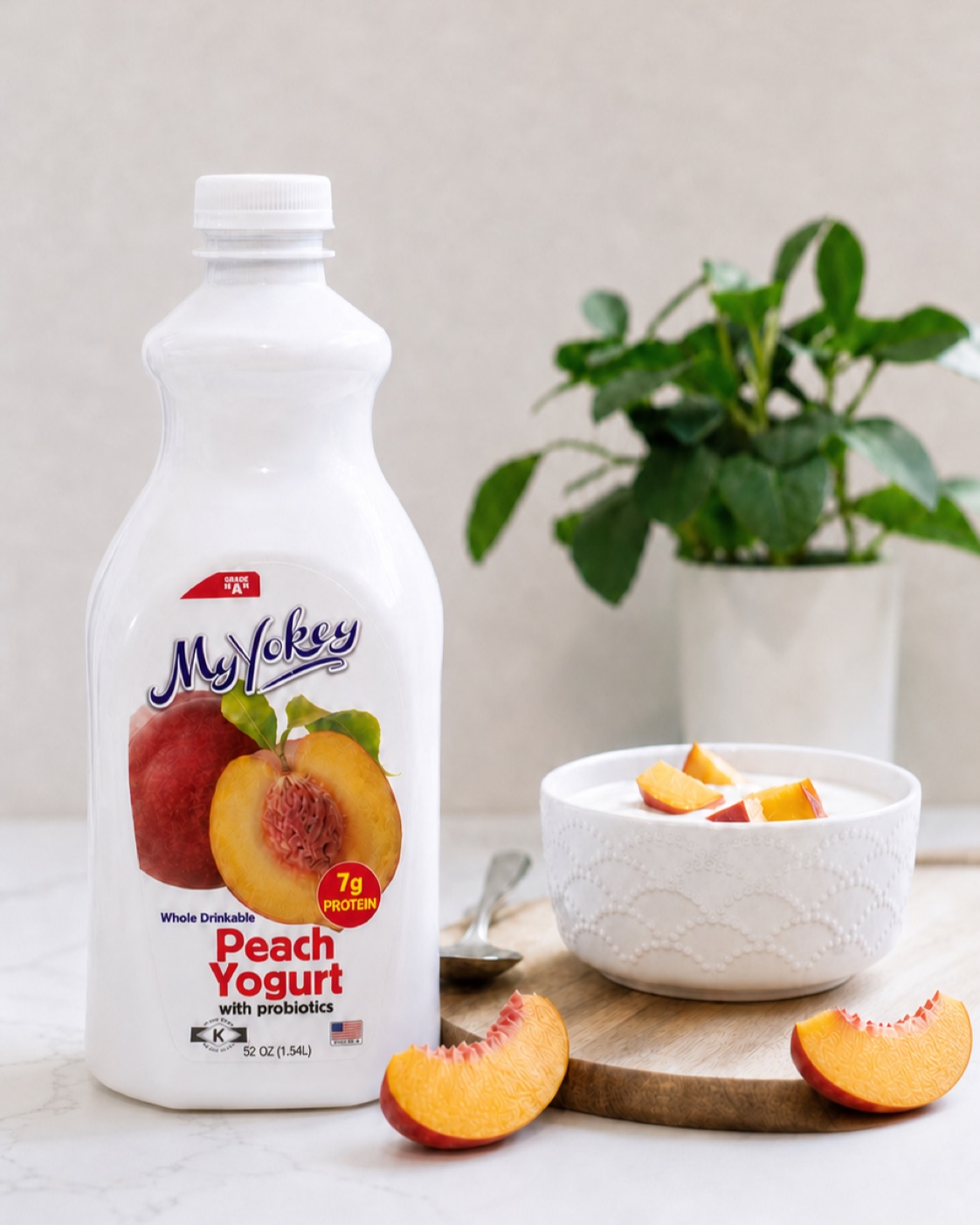 Botella de Yogur de melocotón MyYokey